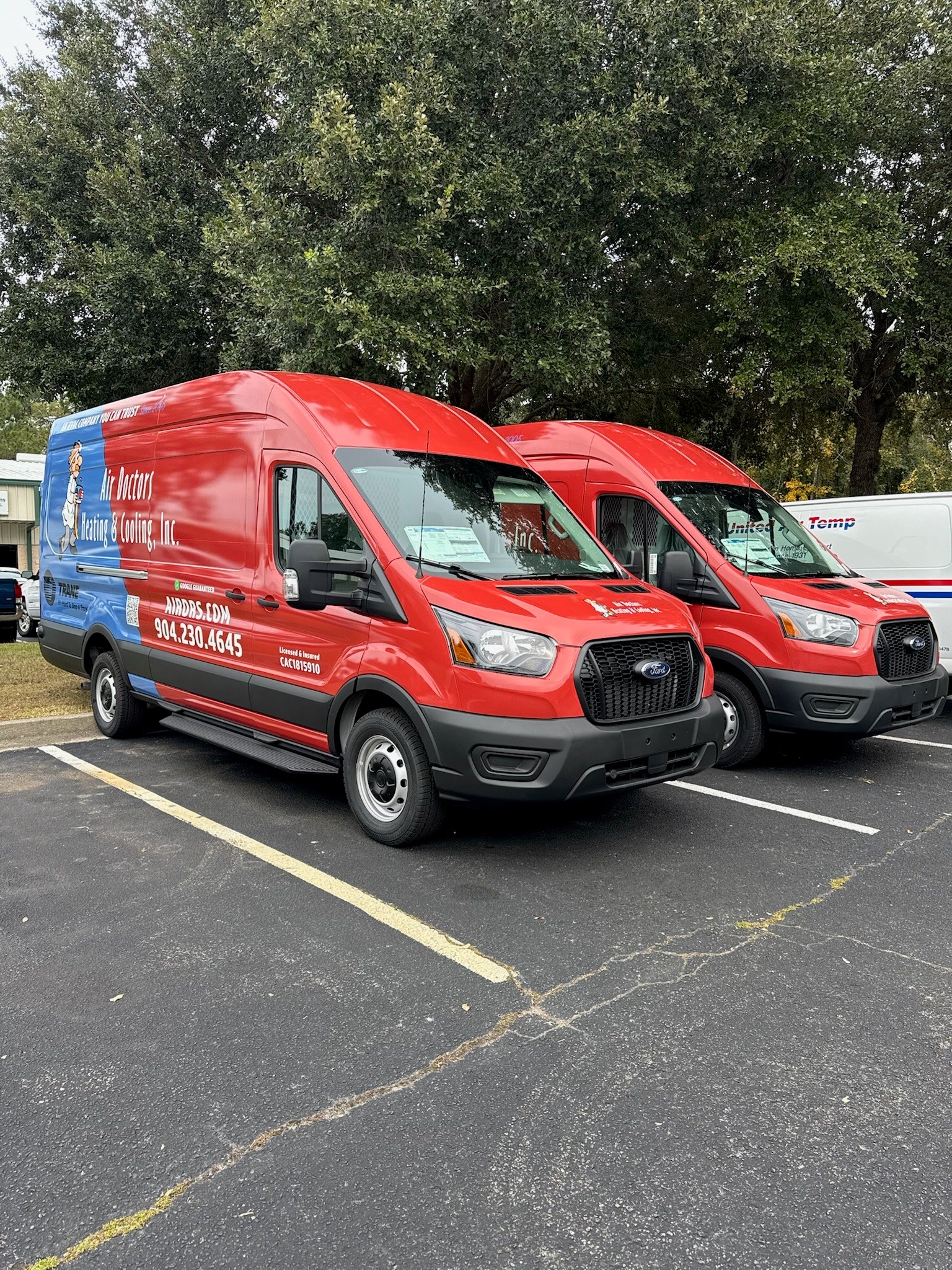 Fleet wrap example - Professional commercial vehicle wrap
